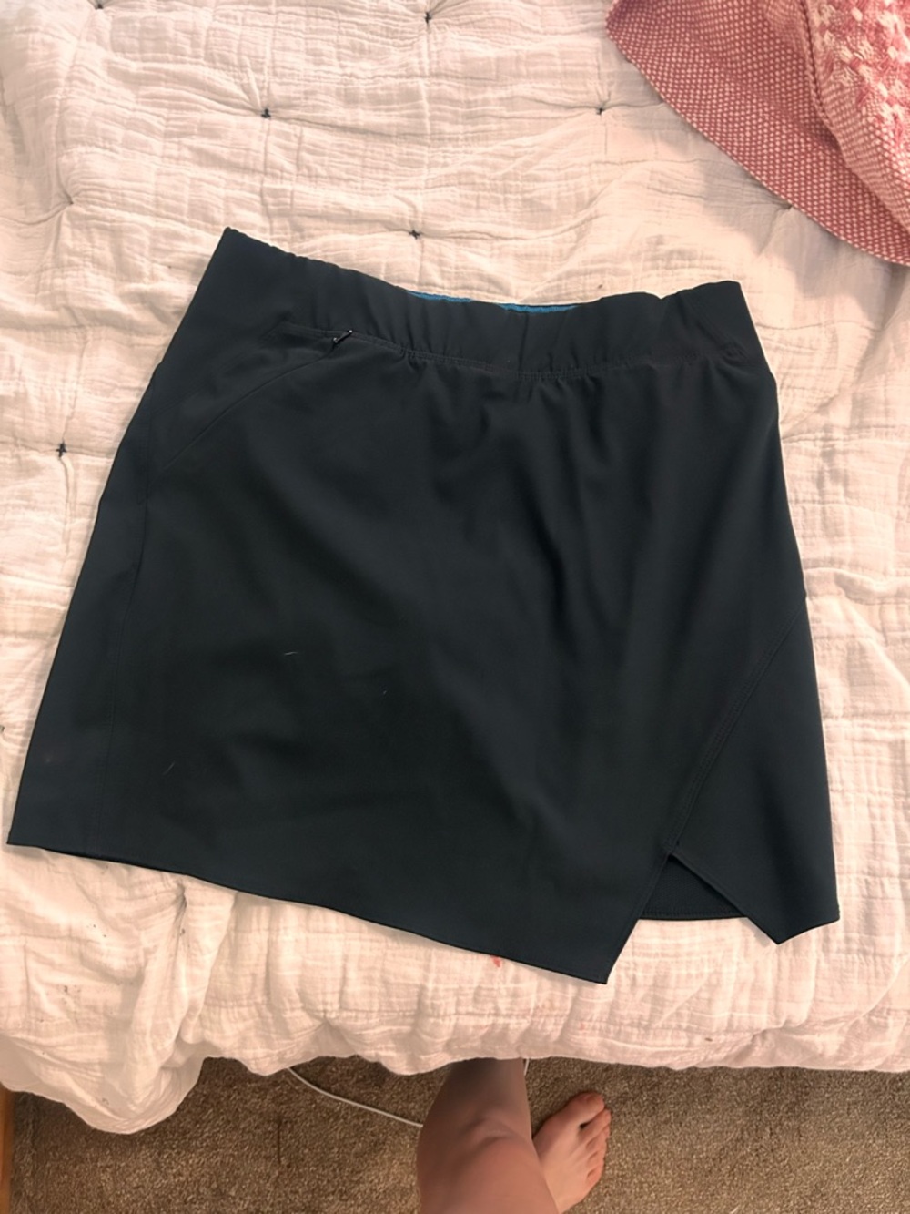 Columbia Black Asymmetrical Mini Skirt - Picture 3 of 4